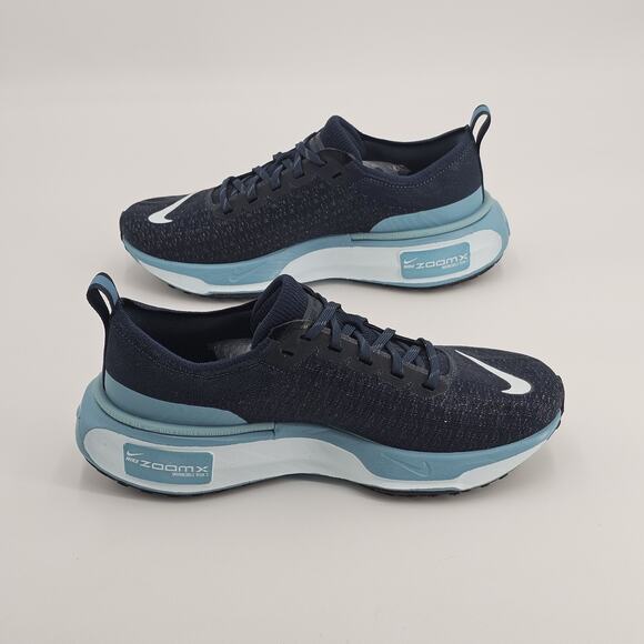 NEW Nike ZoomX Invincible 3 Womens 8 Running Shoe Armory Navy Denim Turquoise - Picture 9 of 12